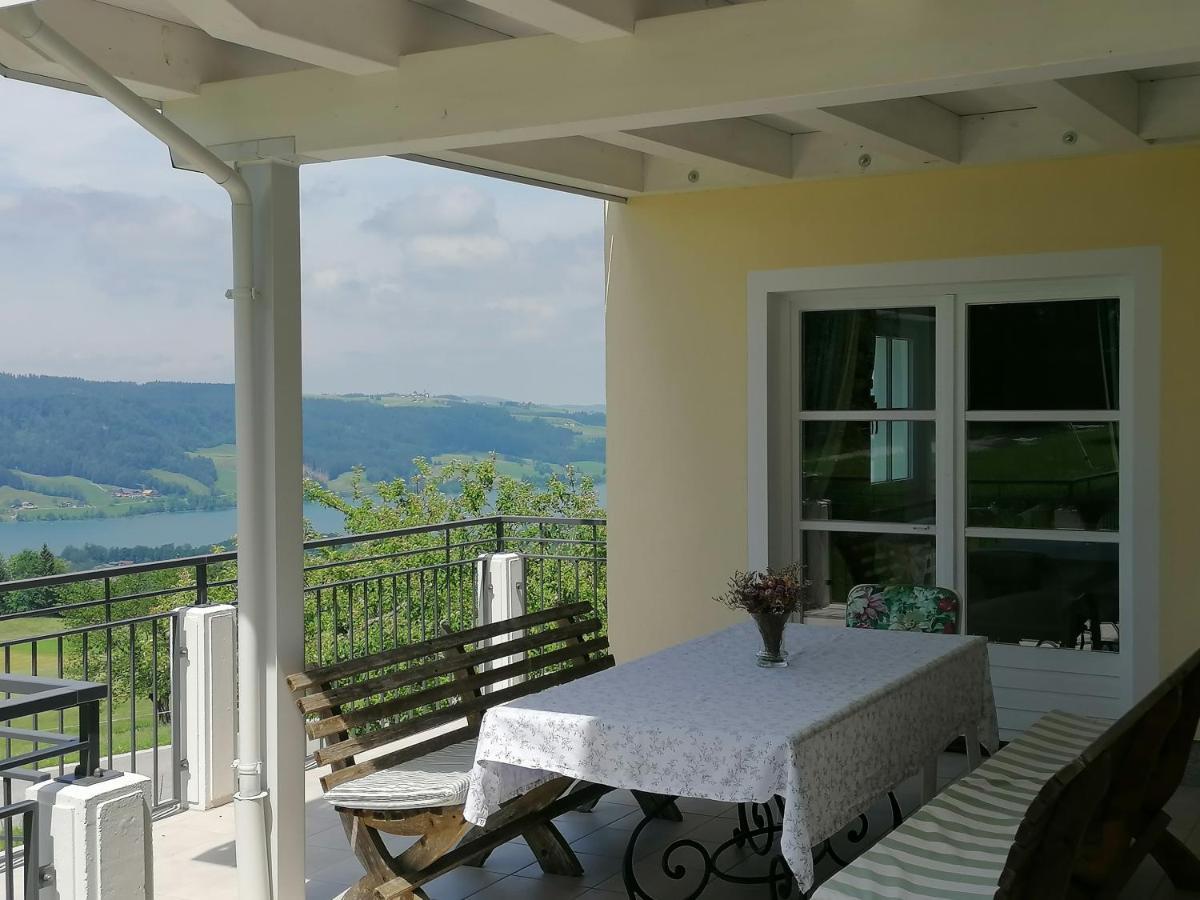 Wunderschoene Ferienwohnung Mit Seeblick Zell am Moos Exterior photo